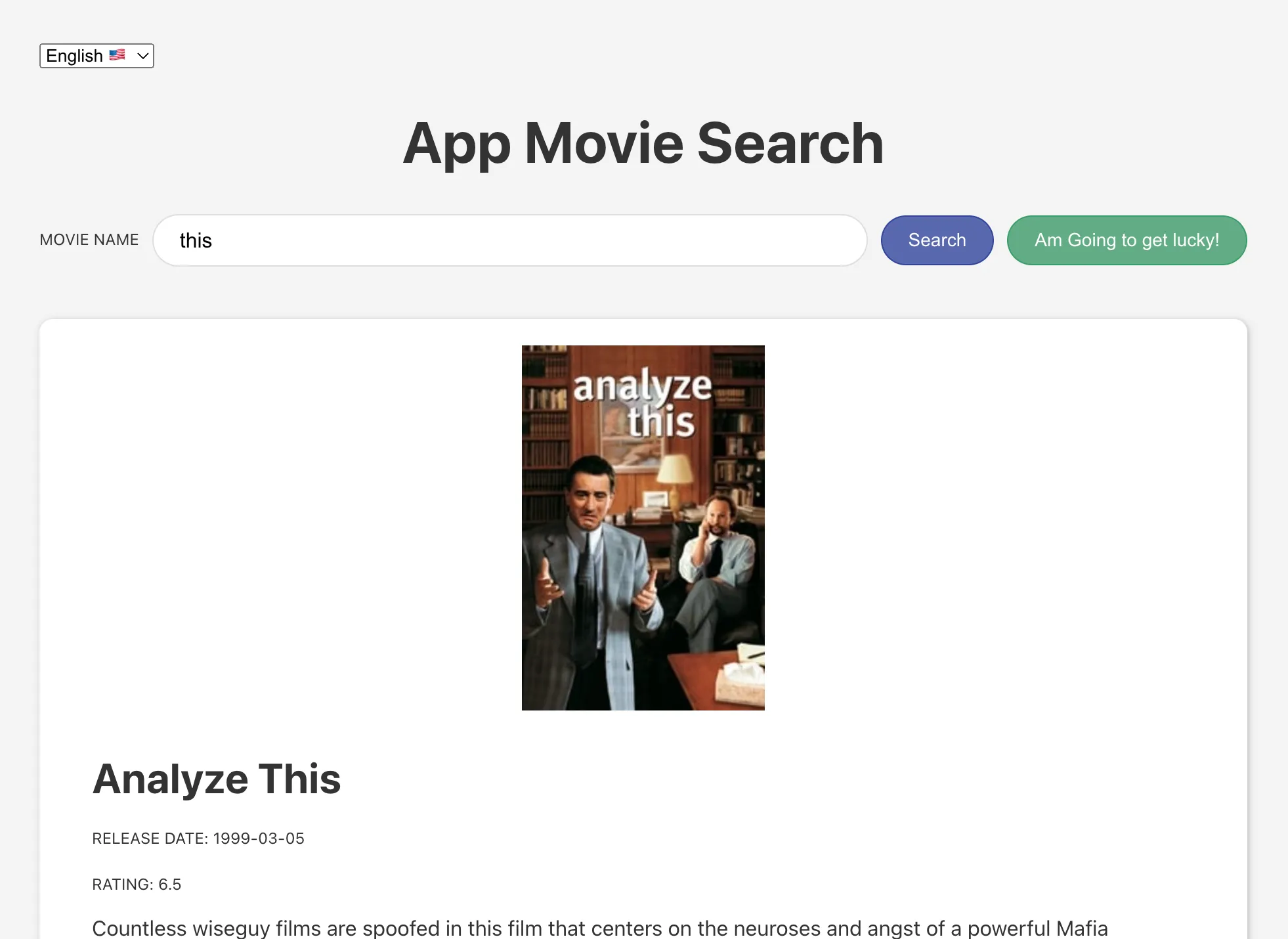Mi Base de Datos de Películas React